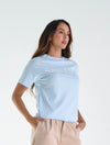 TSHIRT SANTO CIELO BABY BLUE