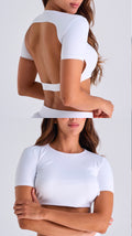 Éter Top Abierto • Crop top espalda descubierta
