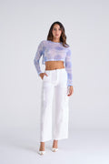 Mesh manga larga paradise • Camibuzo con transparencia