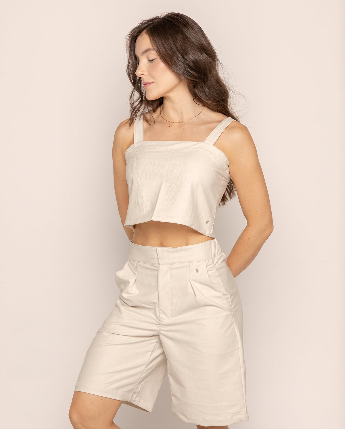 Elán set • Set de bermuda y top