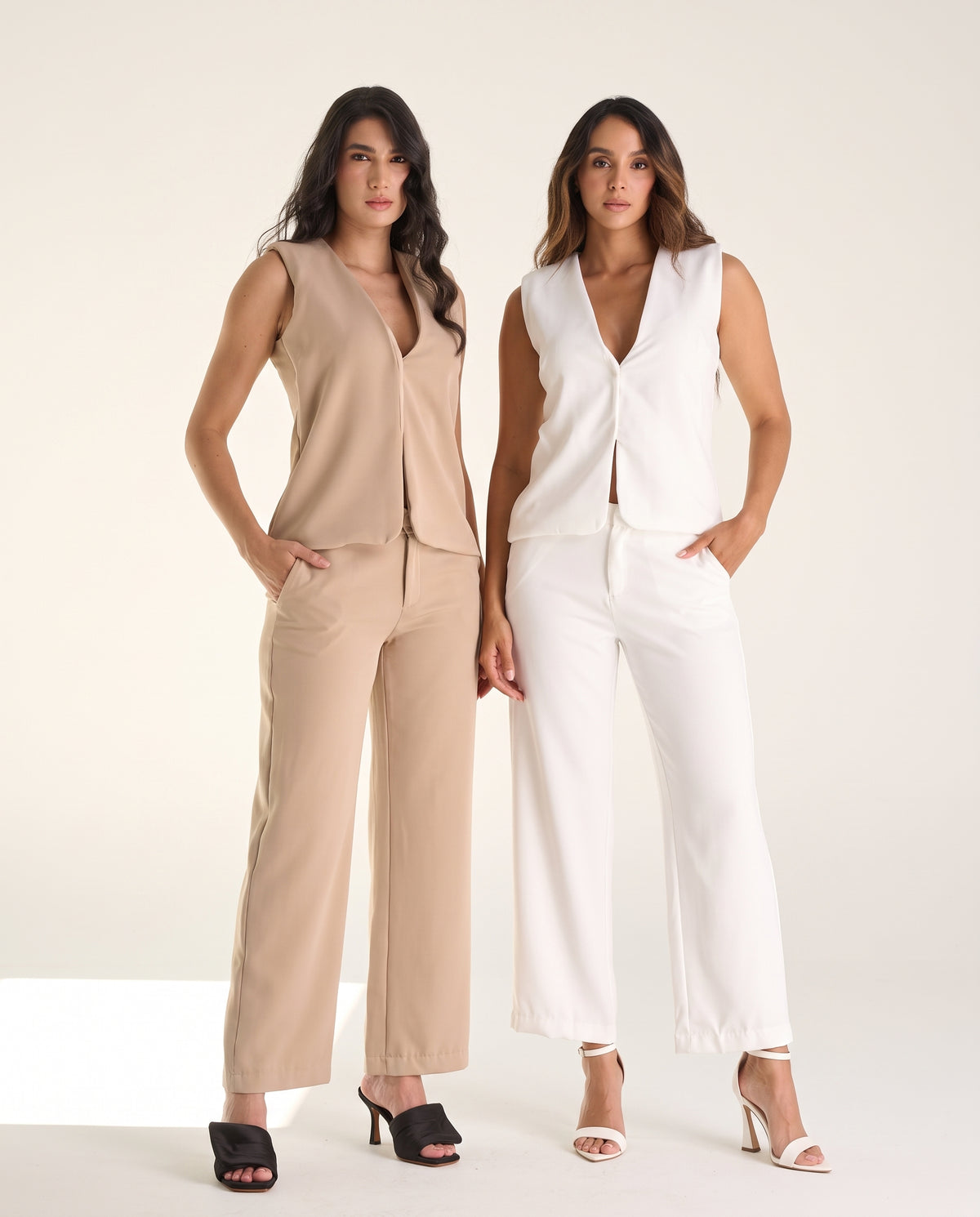 Musse set • Cet de chaleco con hombreras y pantalón