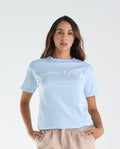 Camiseta Santo Cielo baby blue