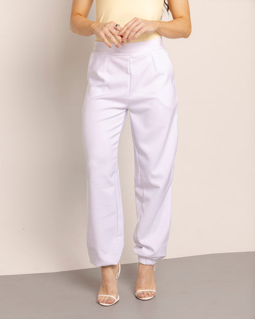 Balloon pant white • Pantalón tipo jogger